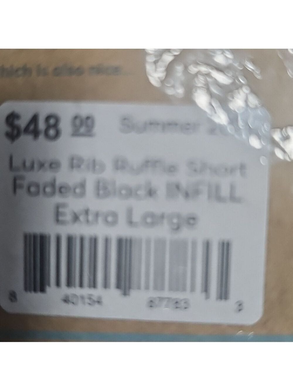 Marine Layer Luxe Rib Ruffle Short - Picture 3 of 4